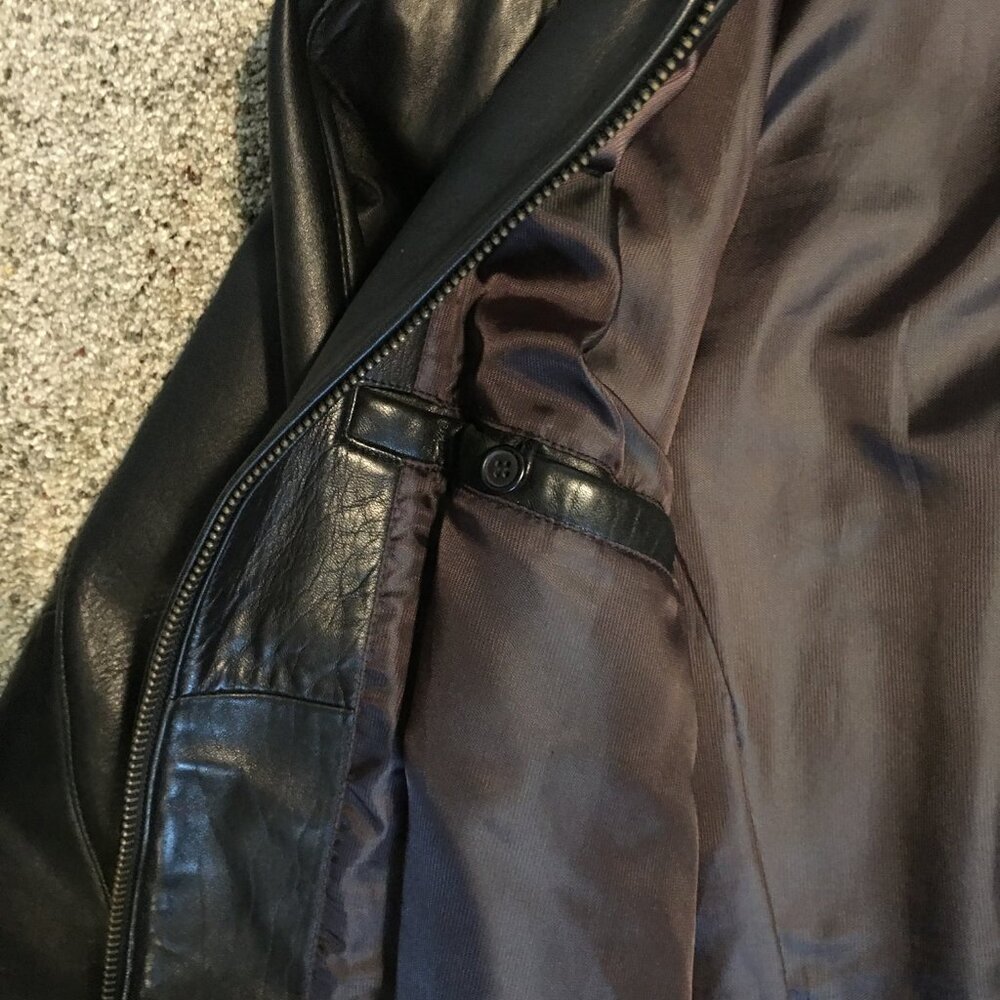Men's J.Park leather jacket - Picture 6 of 8